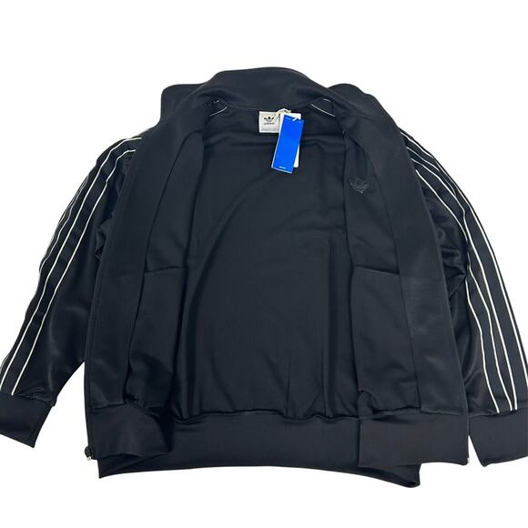NWT Men's 2XL Genuine Adidas FS Track Top Black IX6713 New OG Retro - Picture 2 of 10